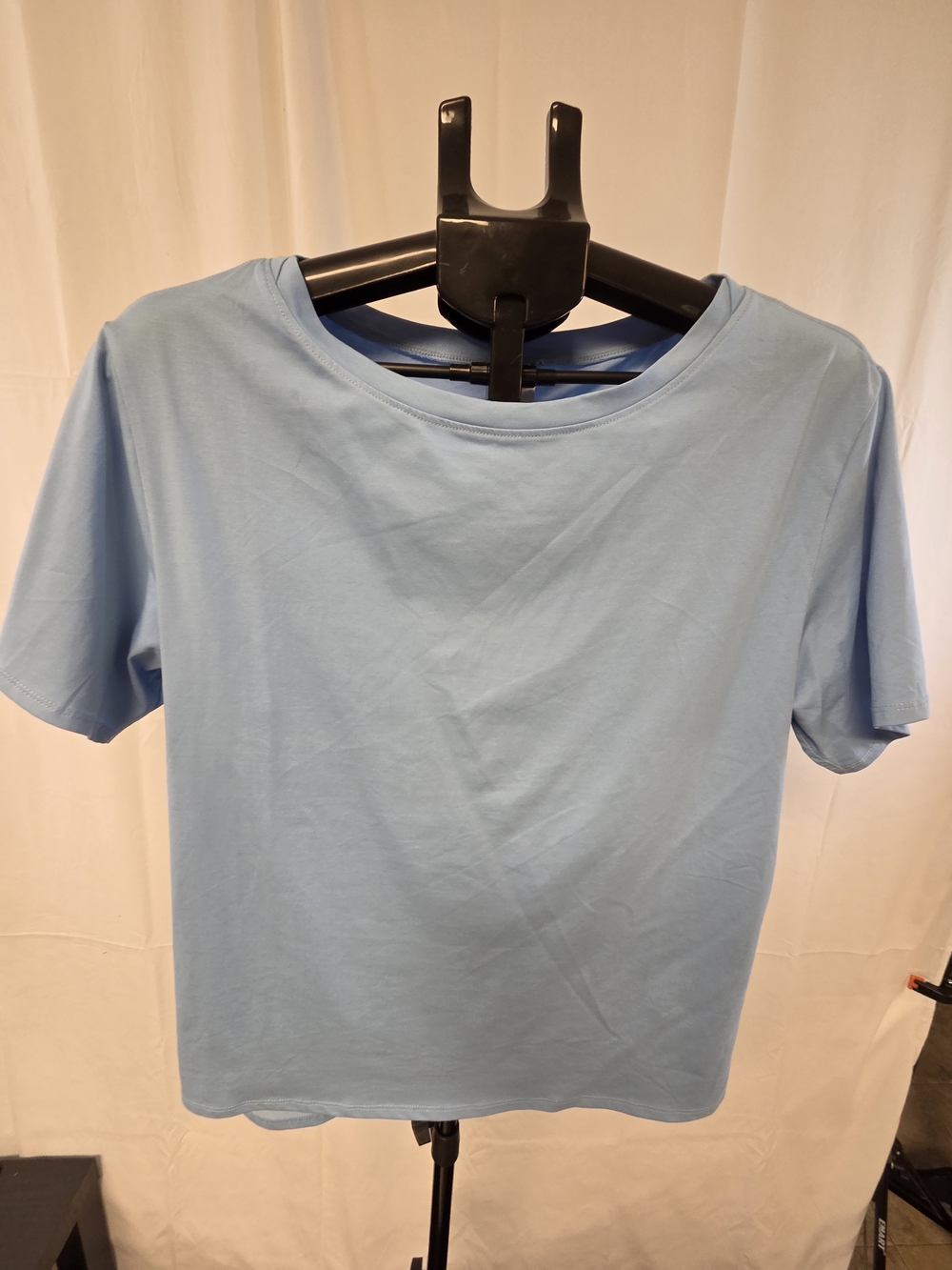 Everyday Light Blue Crewneck Tee for Women